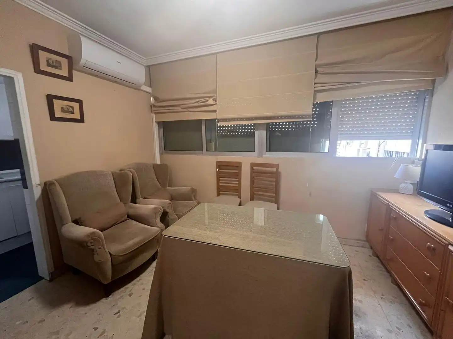 Sala de estar de Piso en venta en Jerez de la Frontera con Aire acondicionado y Amueblado