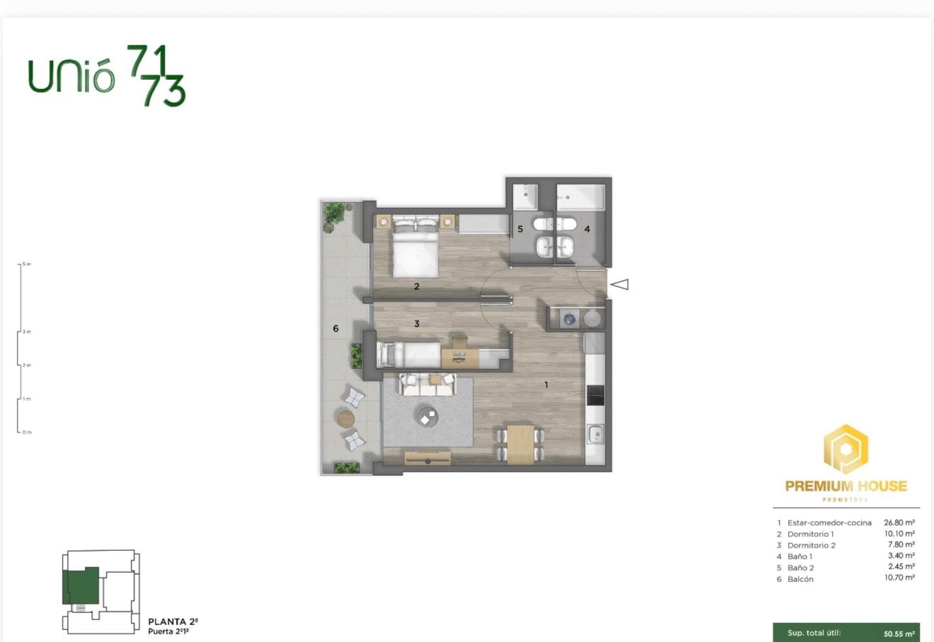 Wohnung zum Verkauf in Carrer de la Unió, 71, La Geltrú - Sant Jordi