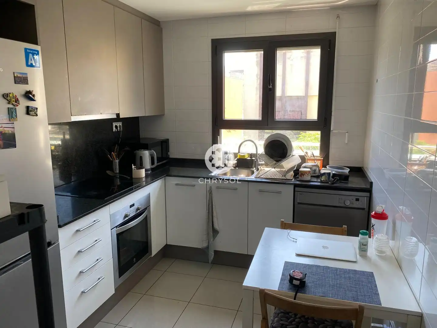 Cocina de Piso en venta en Barcelona con Calefacción, Parquet y Balcón