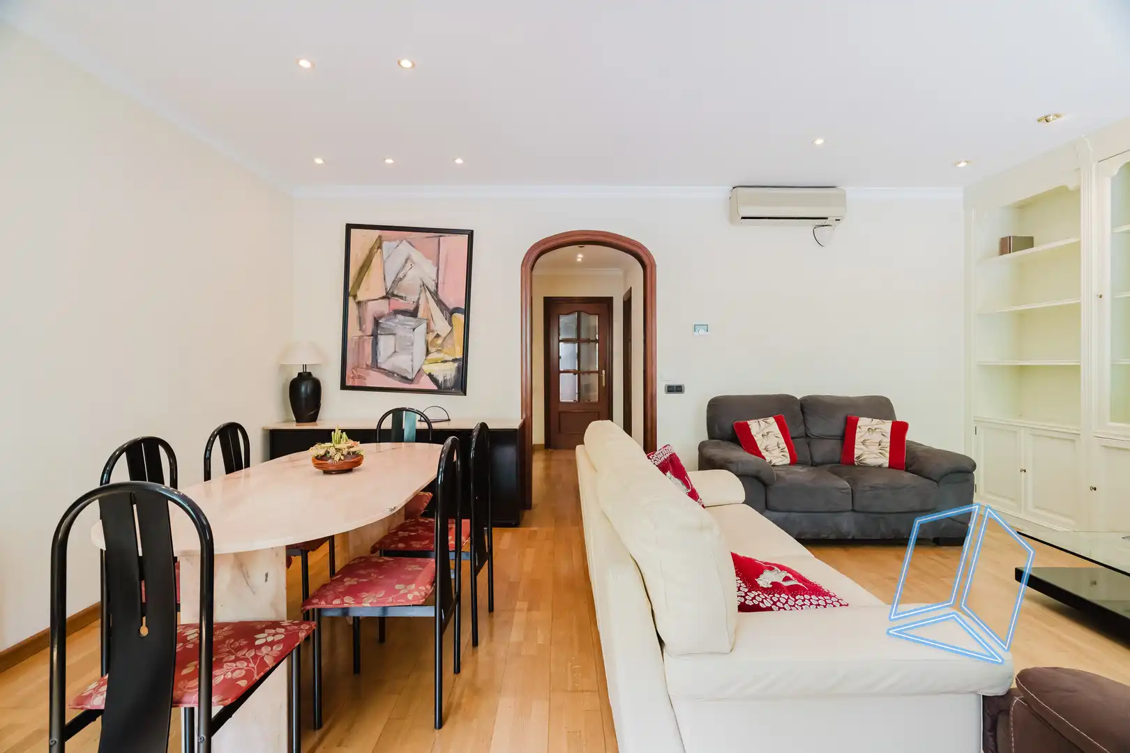 Living room of Flat for sale in Barcelona  with Terrace