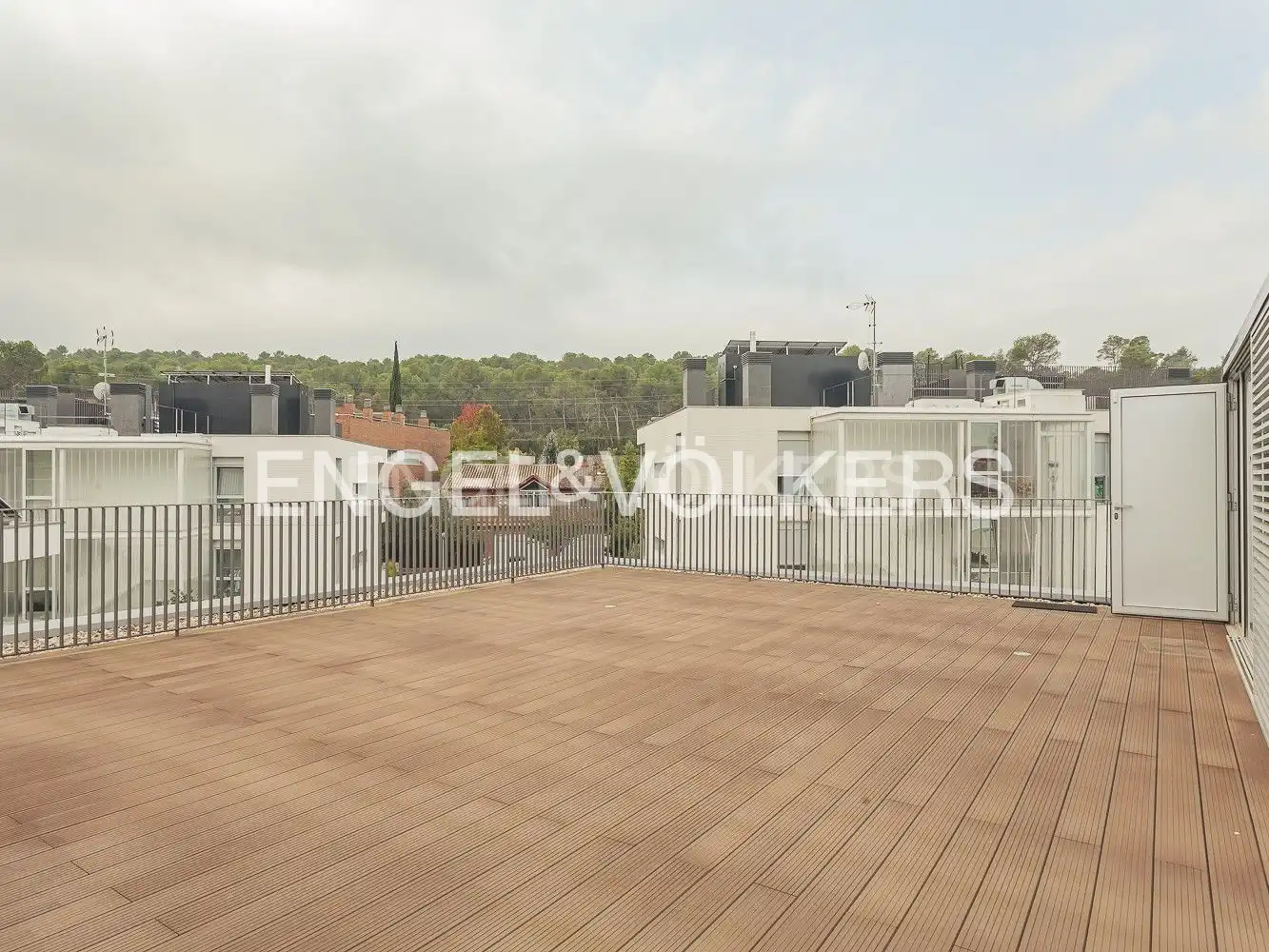 Terrace of Attic for sale in Sant Cugat del Vallès  with Air Conditioner, Heating and Private garden