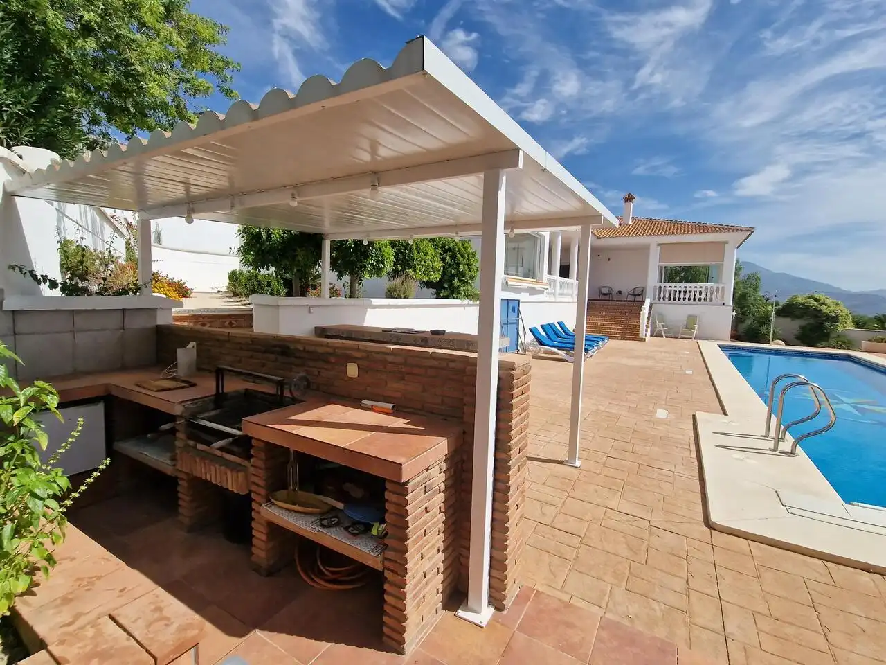 Terraza de Casa o chalet en venta en Periana con Aire acondicionado, Terraza y Piscina