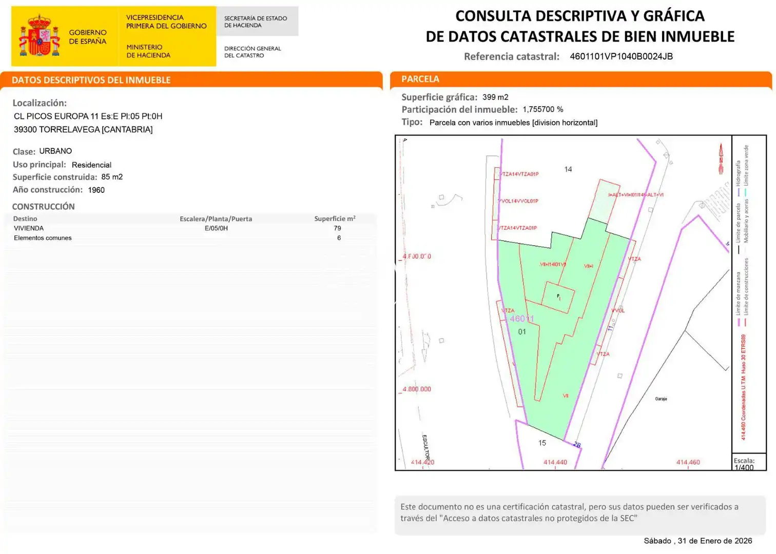 Piso en venta en Torrelavega 