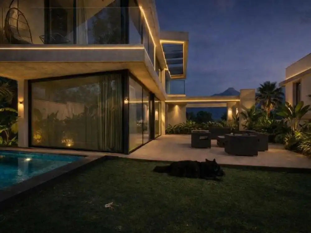 Terraza de Casa o chalet de alquiler en Marbella con Aire acondicionado, Jardín privado y Terraza