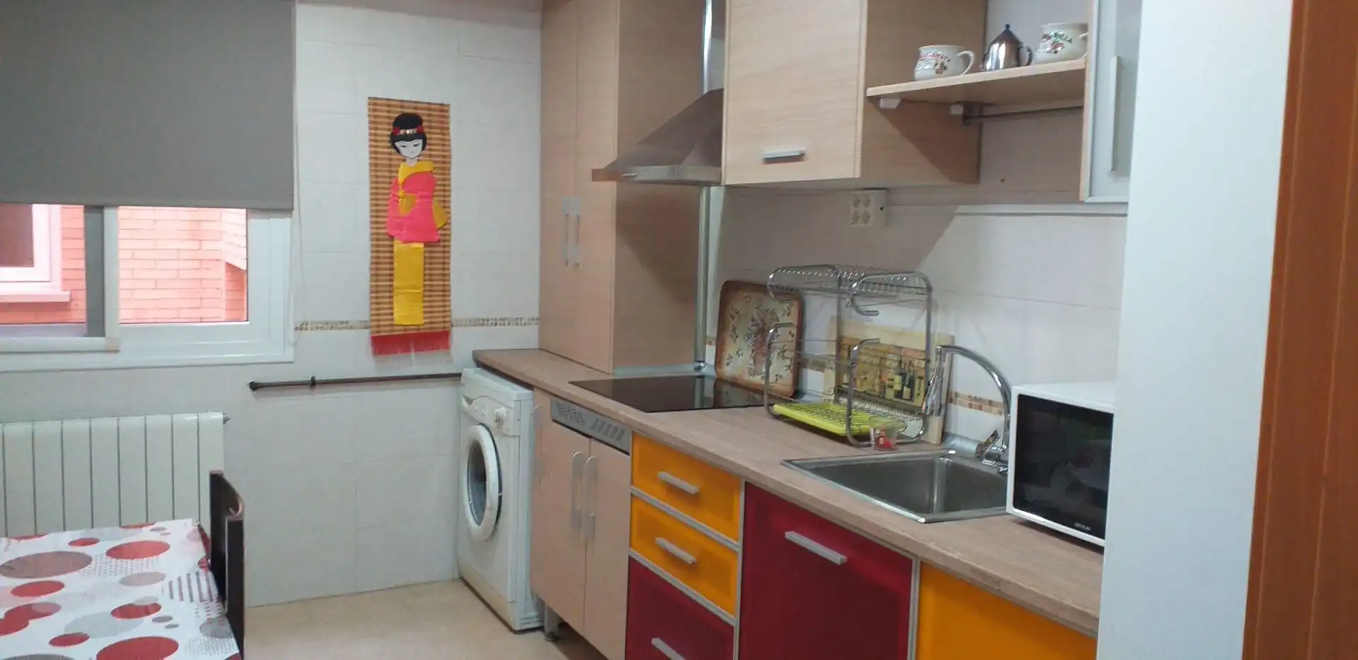 Cocina de Piso de alquiler en Puertollano con Aire acondicionado, Terraza y Amueblado