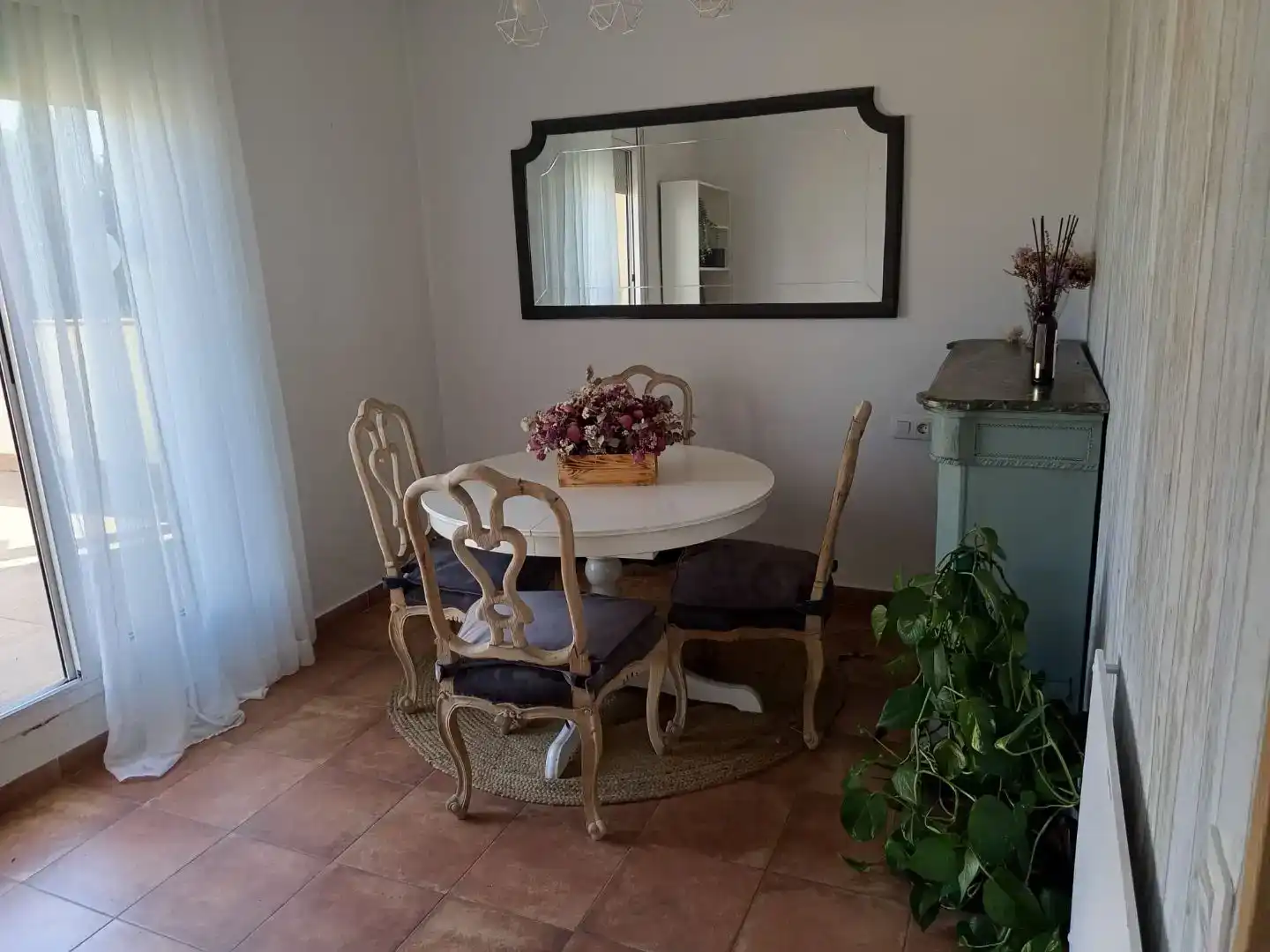 Esszimmer von Country house zur Miete in Sant Cugat del Vallès mit Klimaanlage, Privatgarten und Abstellraum