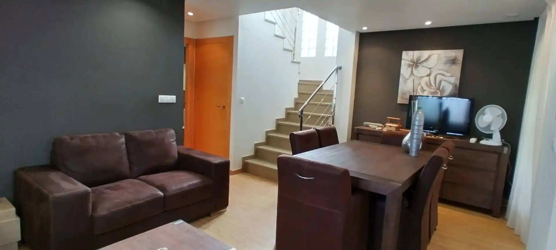 Sala de estar de Casa o chalet de alquiler en Rojales con Aire acondicionado, Calefacción y Jardín privado