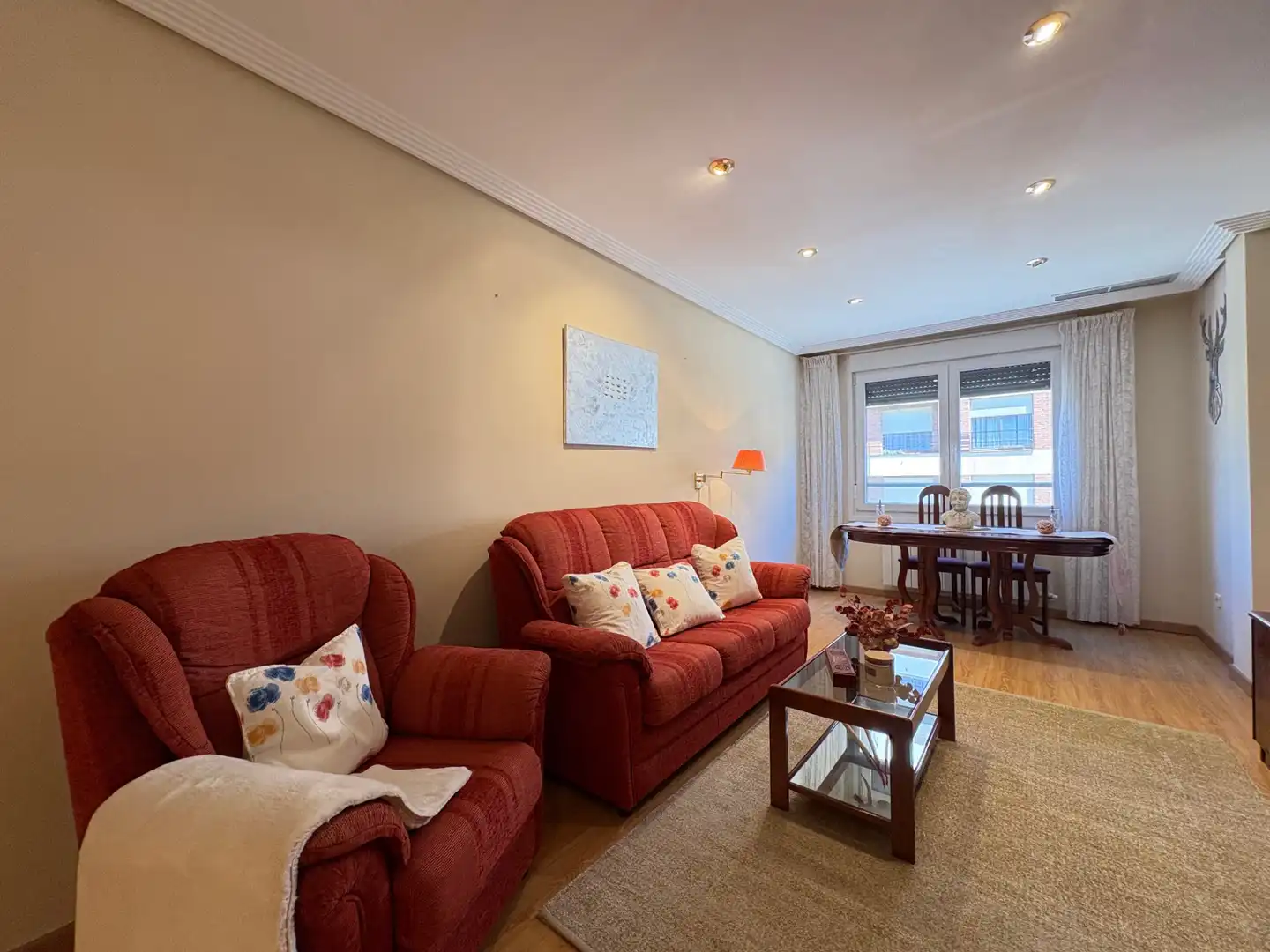 Sala de estar de Apartamento en venta en Arnedo con Calefacción, Parquet y Trastero