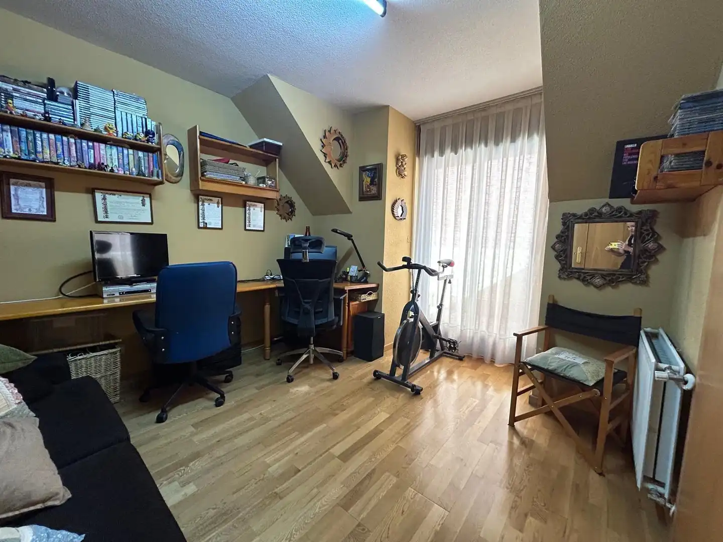 Living room of Attic for sale in Alcalá de Henares  with Air Conditioner, Heating and Terrace
