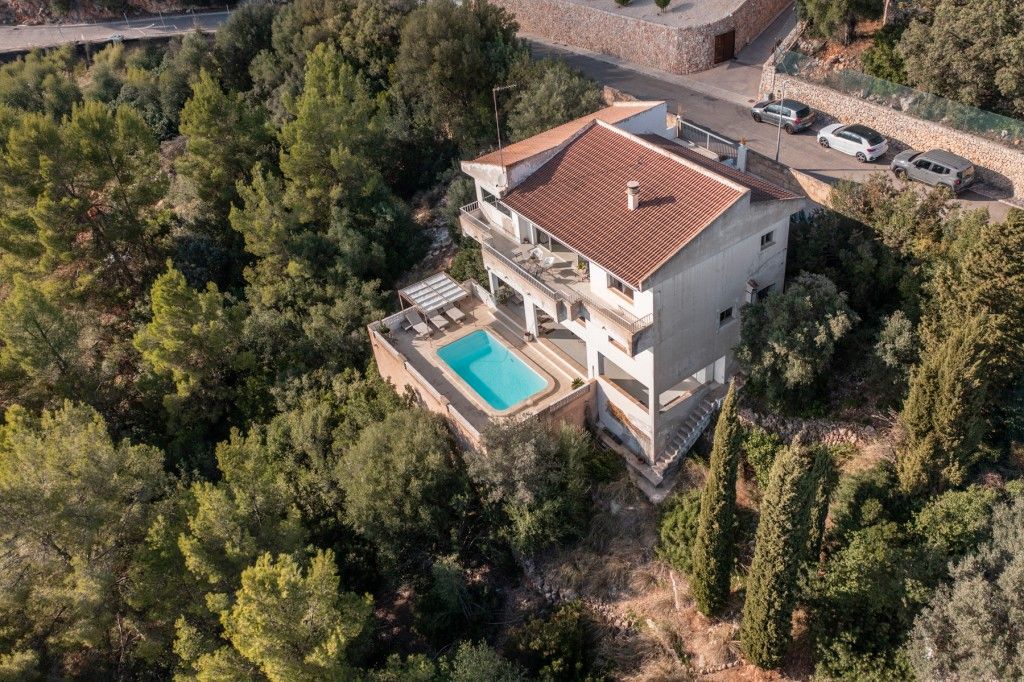 Exterior view of House or chalet for sale in Bunyola  with Heating, Terrace and Swimming Pool