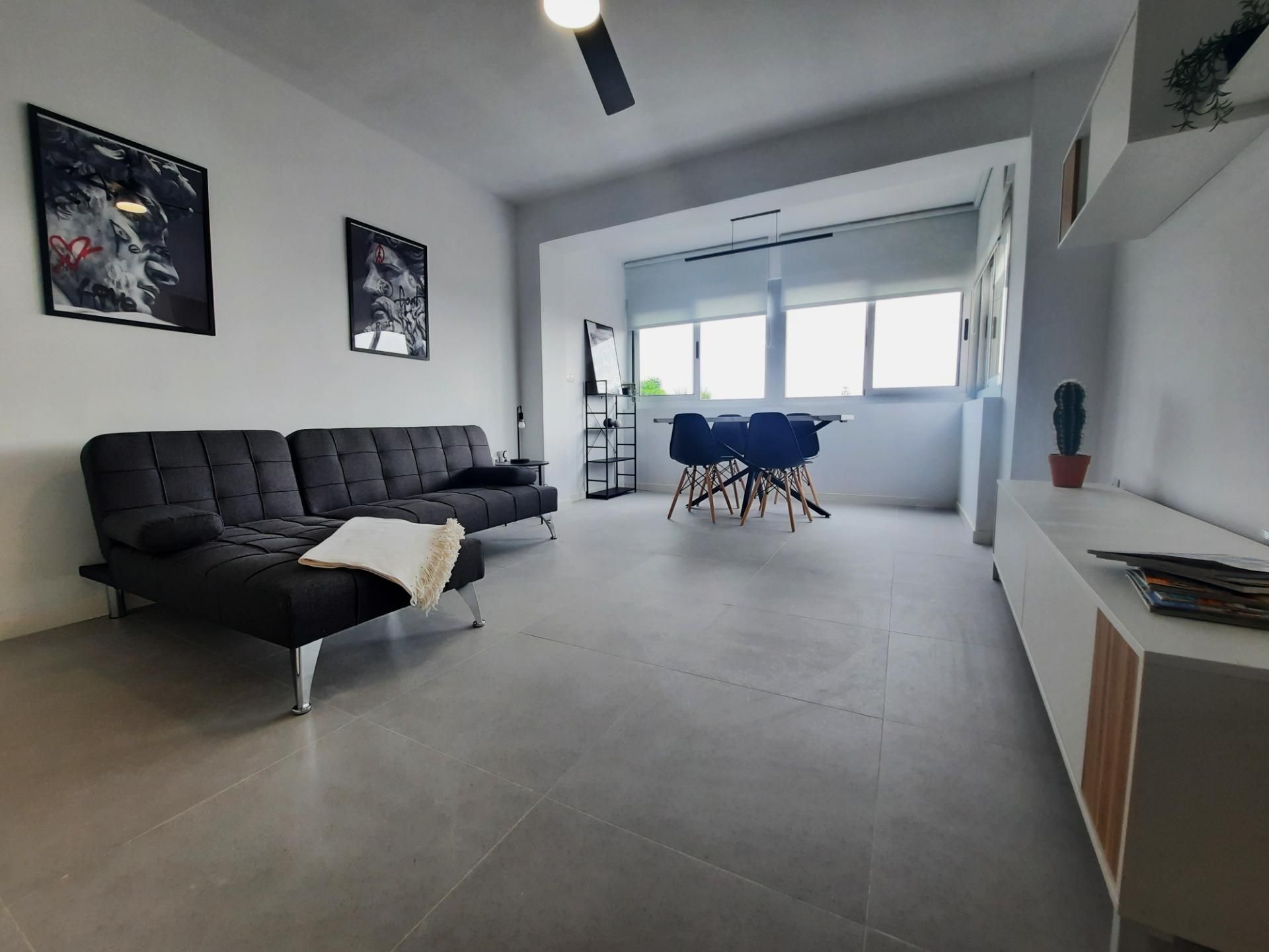 Sala d'estar de Apartament de lloguer en Chilches / Xilxes