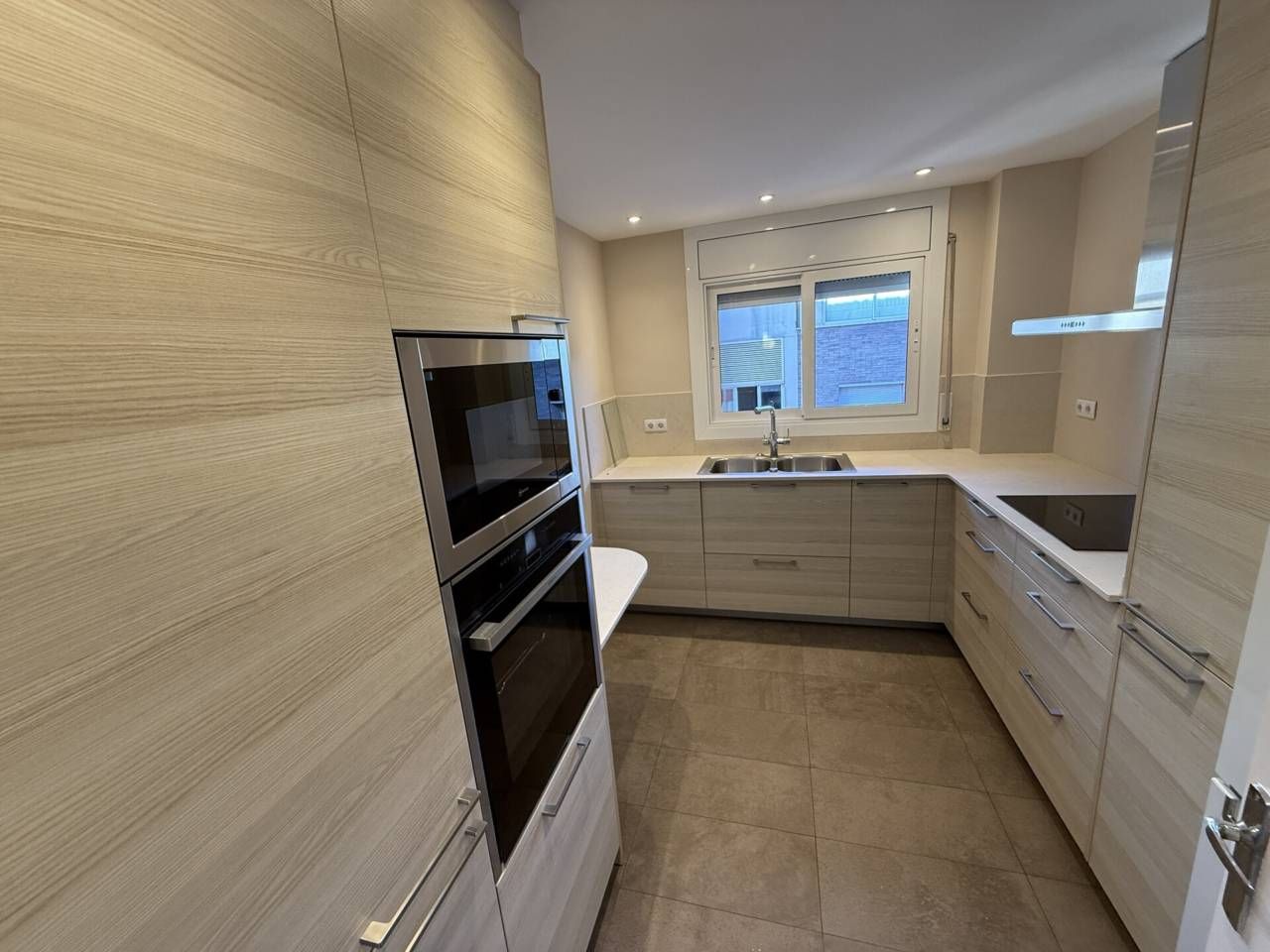 Kitchen of Flat to rent in Terrassa  with Heating and Balcony