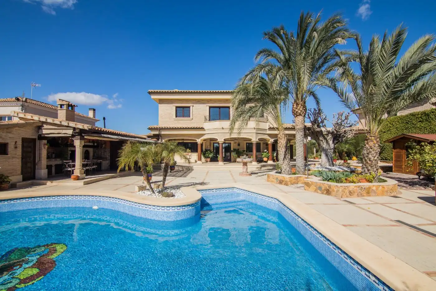 Piscina de Casa o chalet en venta en Elche / Elx con Aire acondicionado, Jardín privado y Terraza