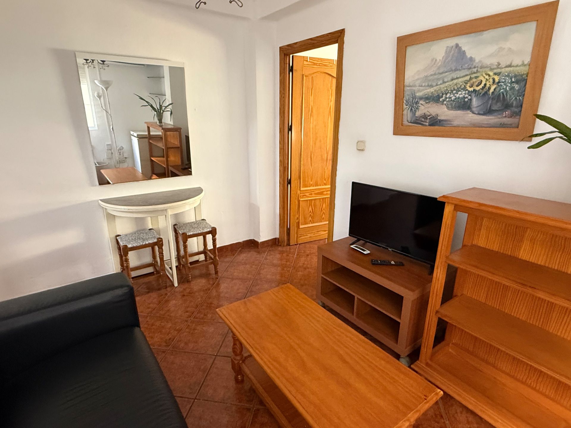 Sala d'estar de Pis de lloguer en Málaga Capital amb Aire condicionat, Moblat i Forn