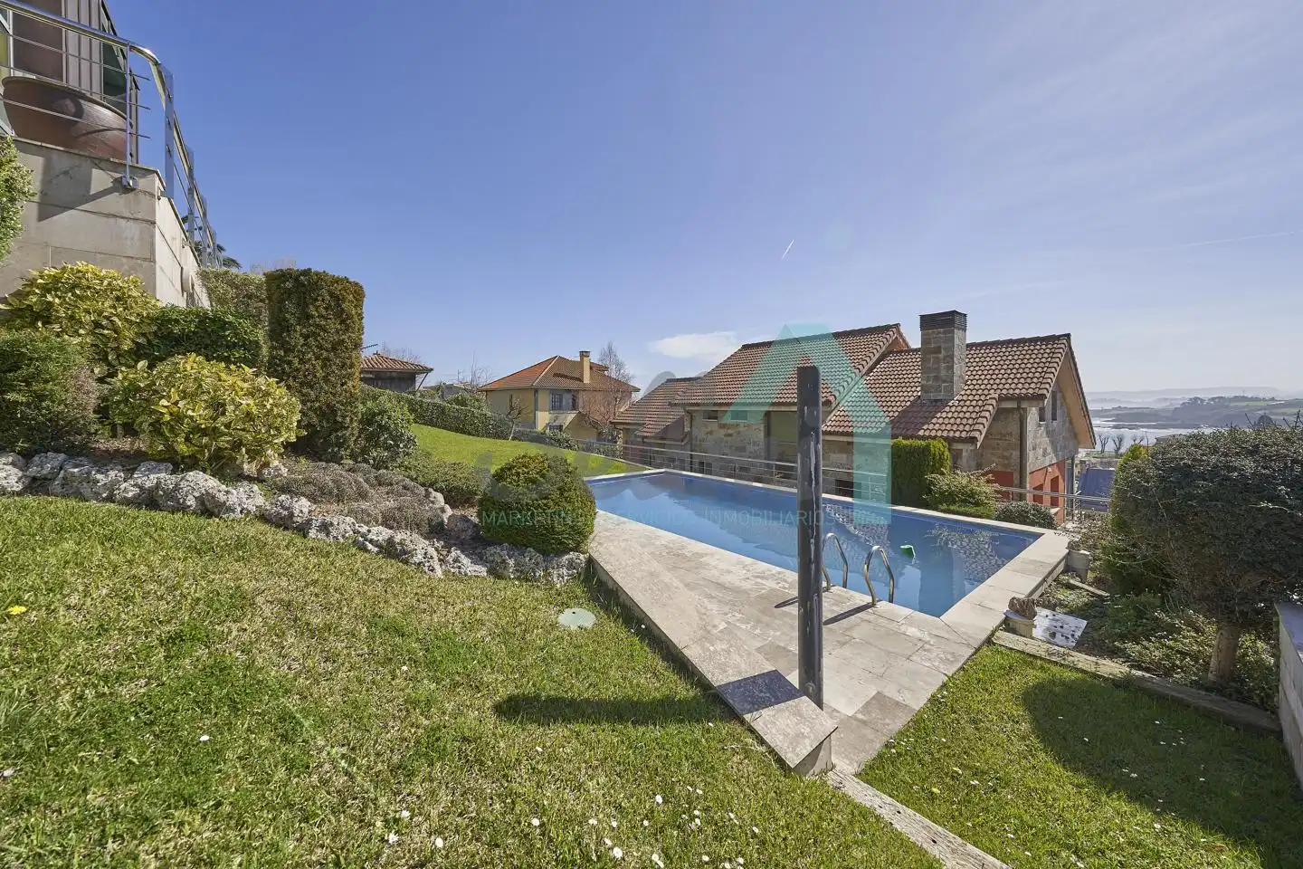 Swimming pool of Houses for sale in Gozón  with Heating, Private garden and Terrace