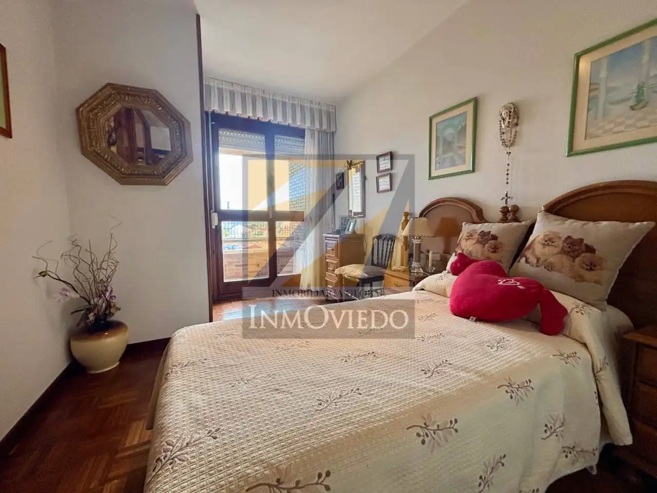 Bedroom of Flat for sale in Avilés  with Heating, Parquet flooring and Terrace