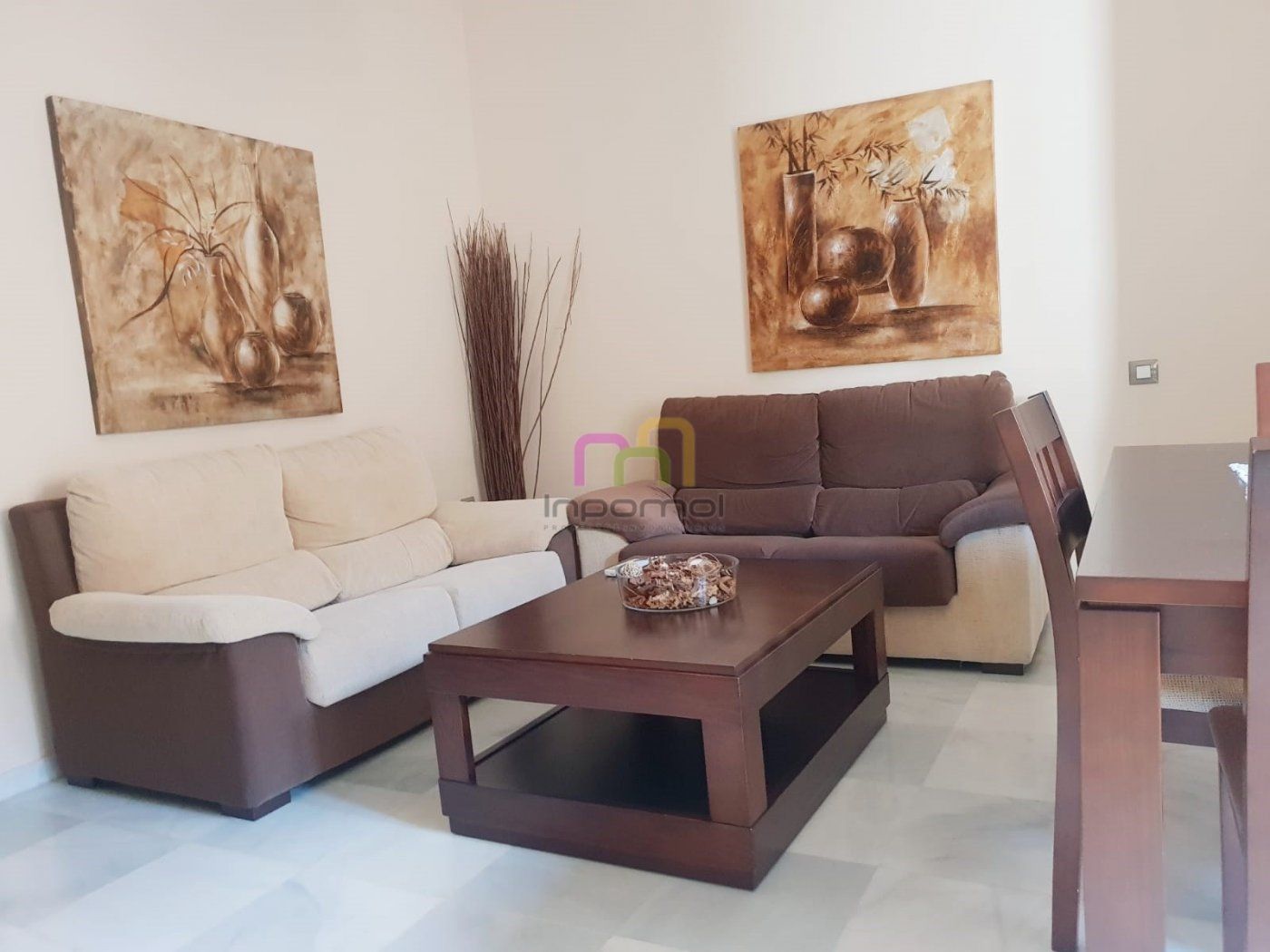 Living room of Apartment to rent in Badajoz Capital  with Air Conditioner and Furnished