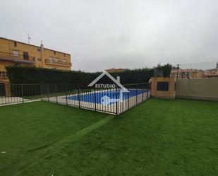 Swimming pool of Duplex for sale in Navarrete  with Heating, Parquet flooring and Terrace