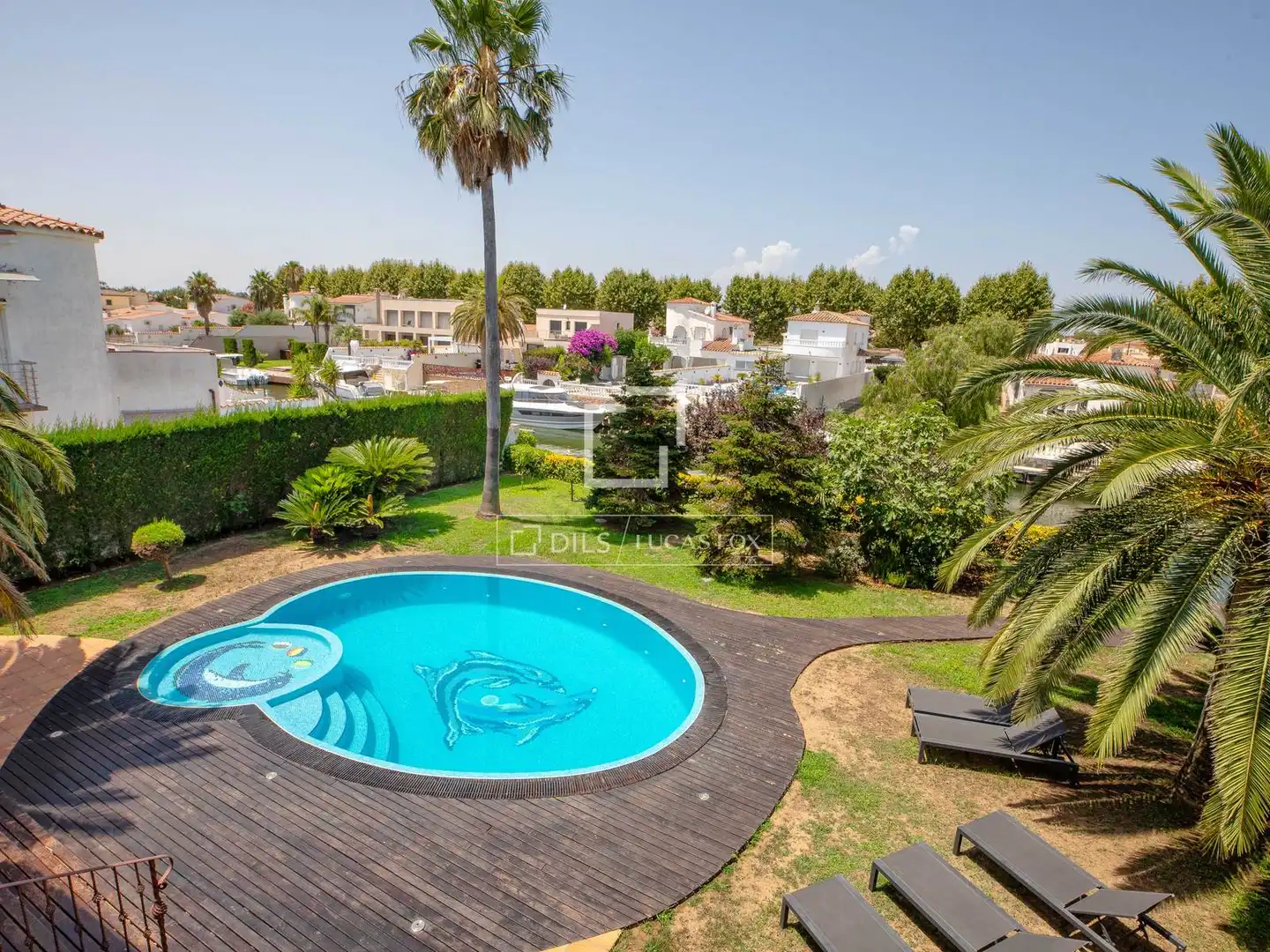 Jardín de Casa o chalet en venta en Empuriabrava con Aire acondicionado, Calefacción y Jardín privado