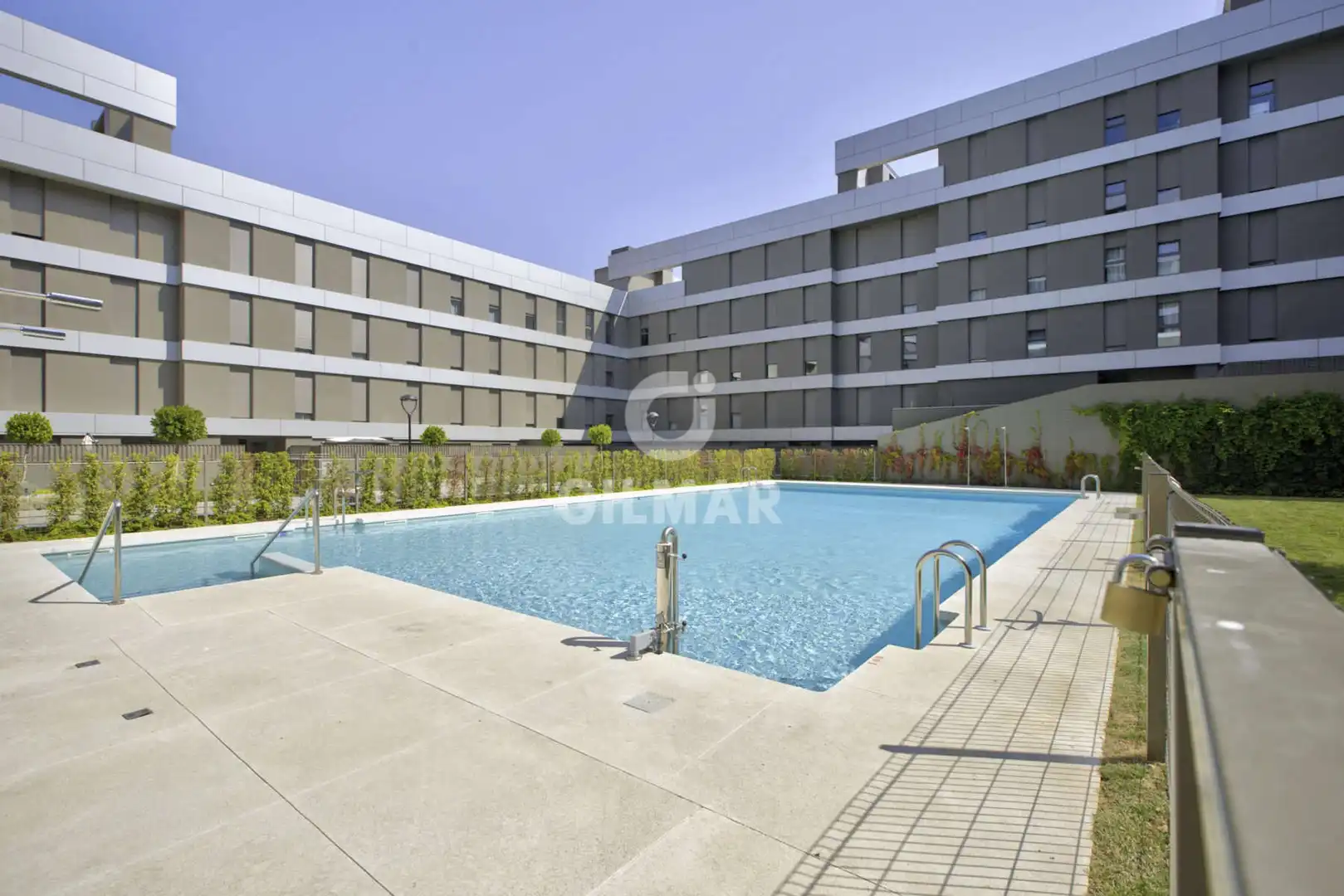 Swimming pool of Ground floor for sale in Tomares  with Heating, Private garden and Storage room