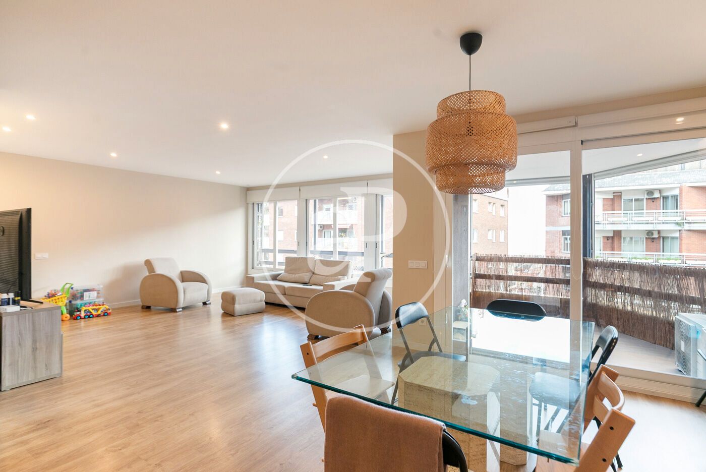 Sala de estar de Piso en venta en  Barcelona Capital con Aire acondicionado, Calefacción y Terraza