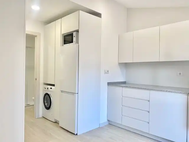 Kitchen of Attic for rent in Barcelona  with Air Conditioner, Heating and Terrace