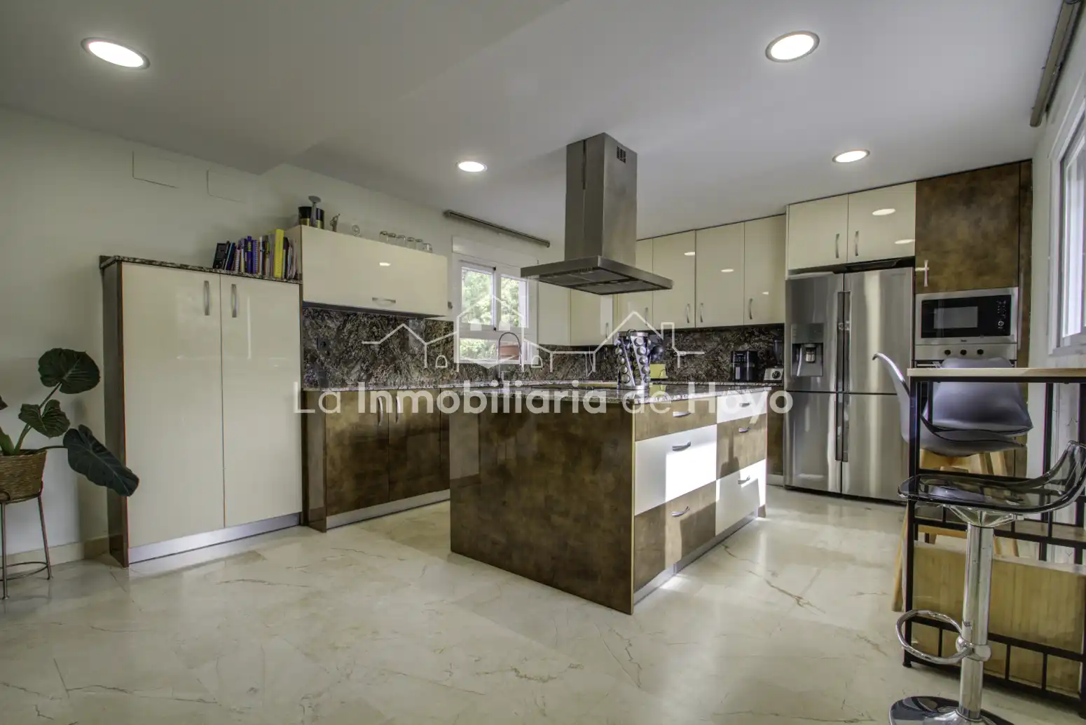 Cocina de Casa o chalet en venta en Hoyo de Manzanares con Aire acondicionado, Calefacción y Jardín privado