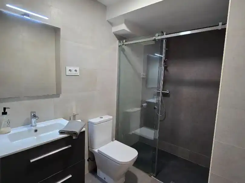 Bathroom of Detached homes for sale in Badalona  with Air Conditioner, Swimming Pool and Balcony