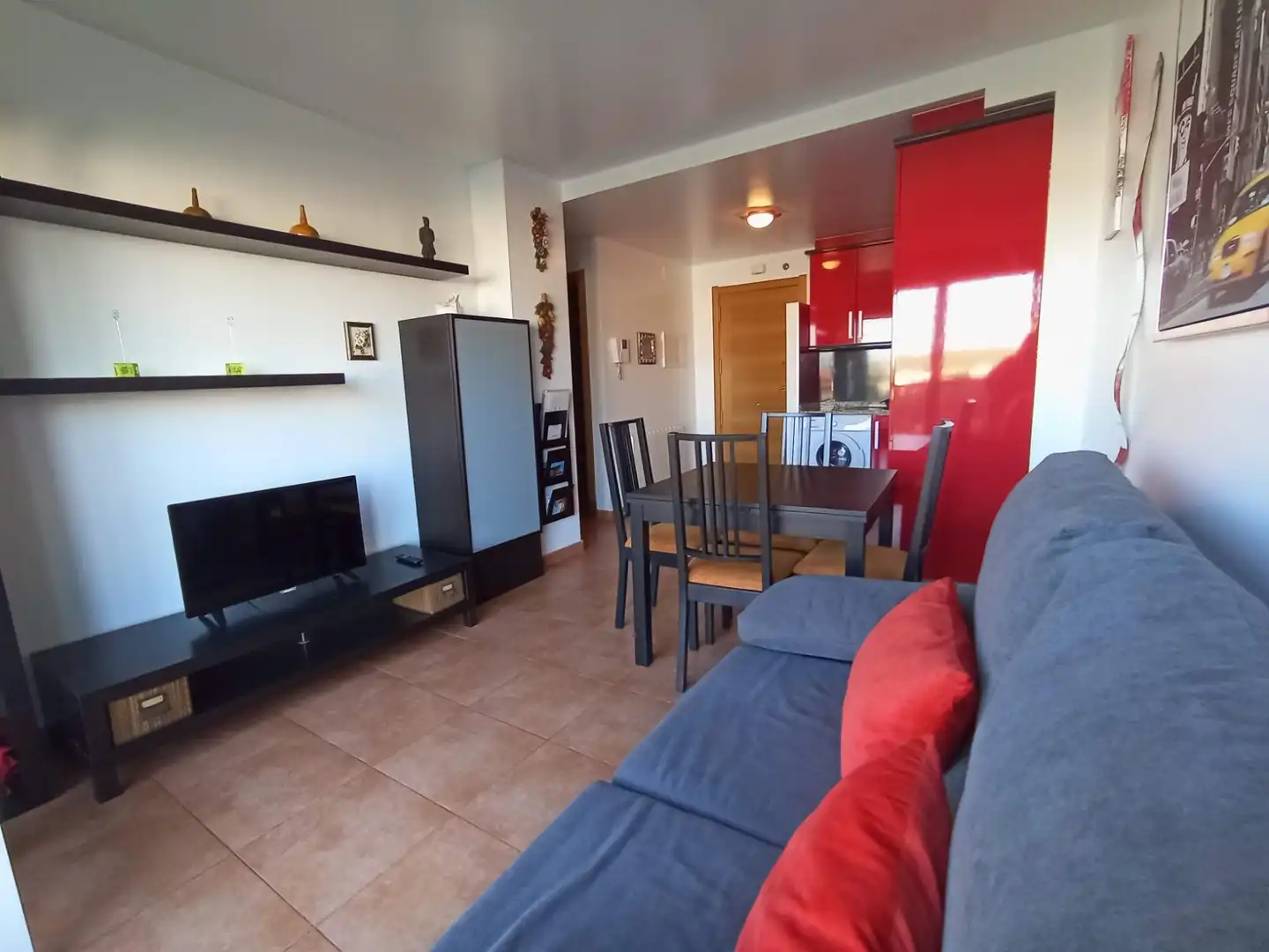 Sala d'estar de Apartament en venda en A Illa de Arousa  amb Calefacció, Parquet i Traster