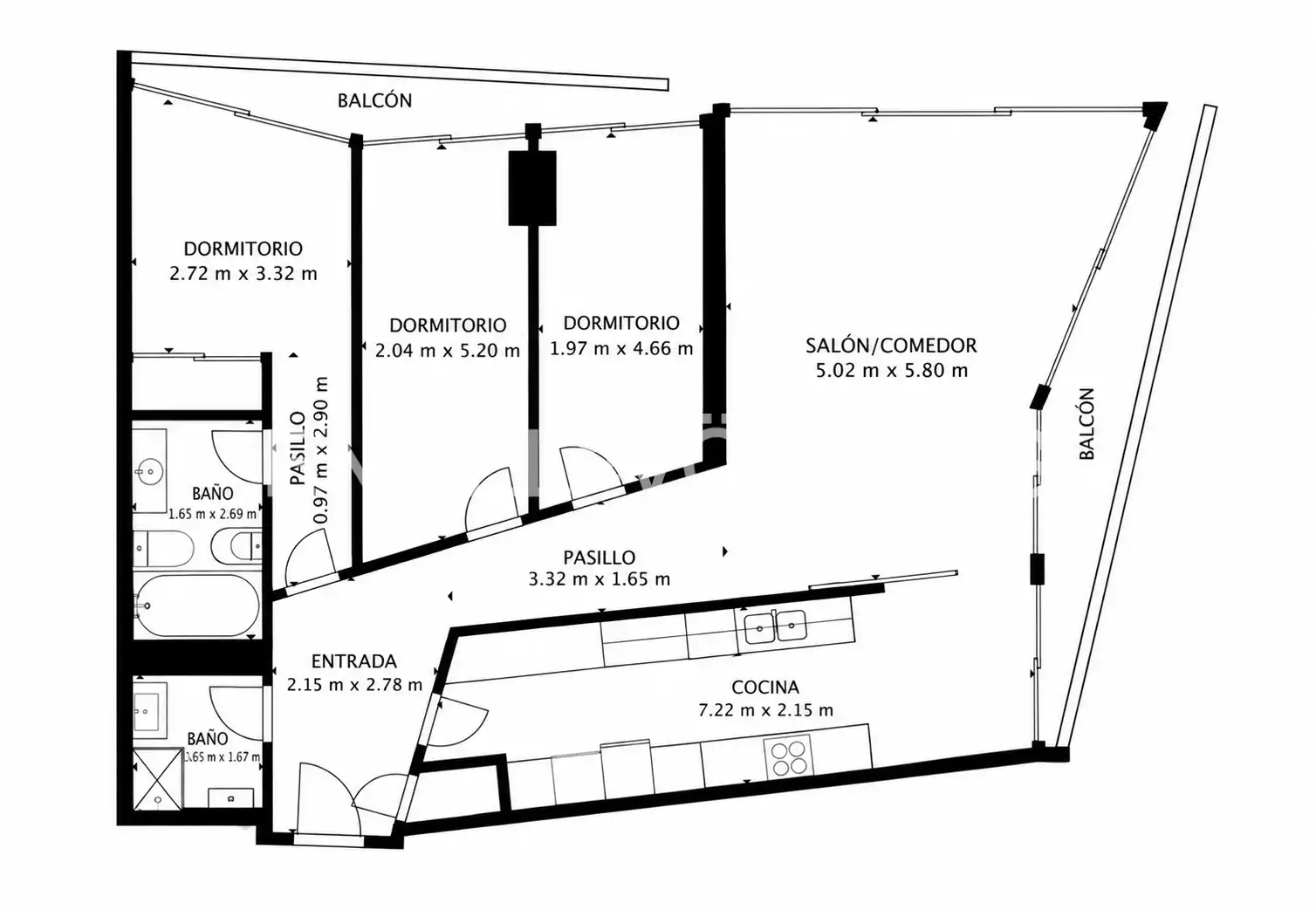 Flat with terrace for sale in Sant Martí, imagen 18