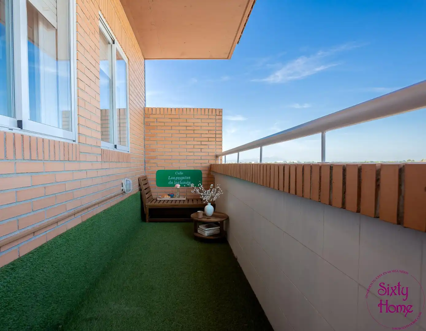 Balcony of Flat for sale in Zaragoza  with Heating