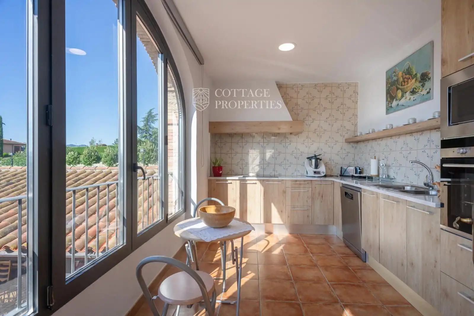 Cocina de Finca rústica en venta en Torelló con Terraza y Amueblado