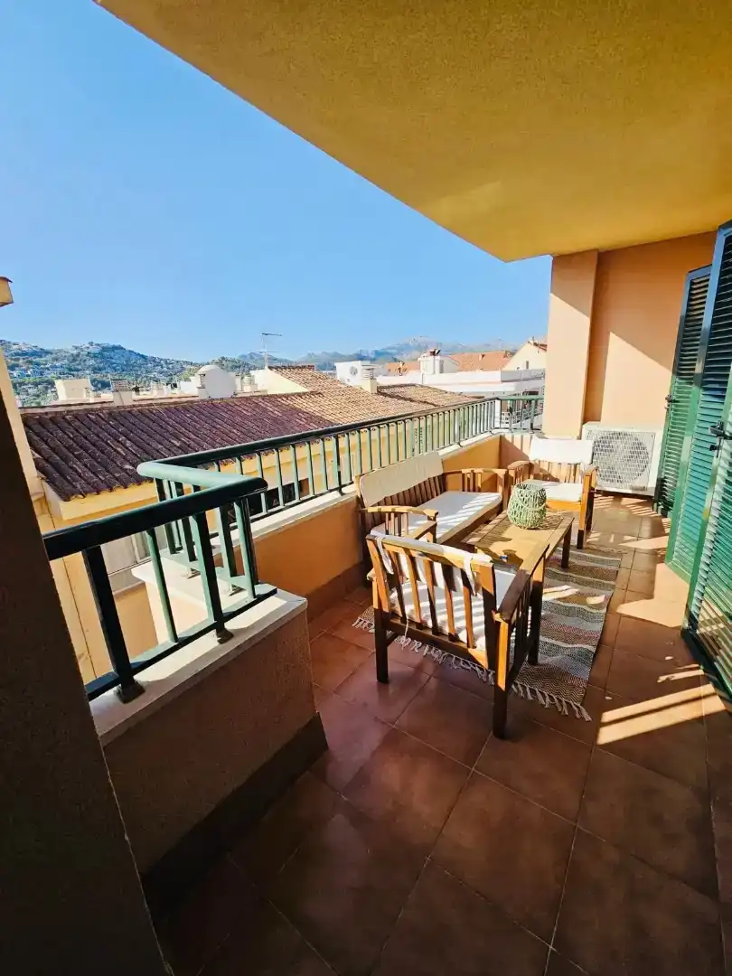 Terrace of Flat for rent in Andratx  with Air Conditioner and Balcony