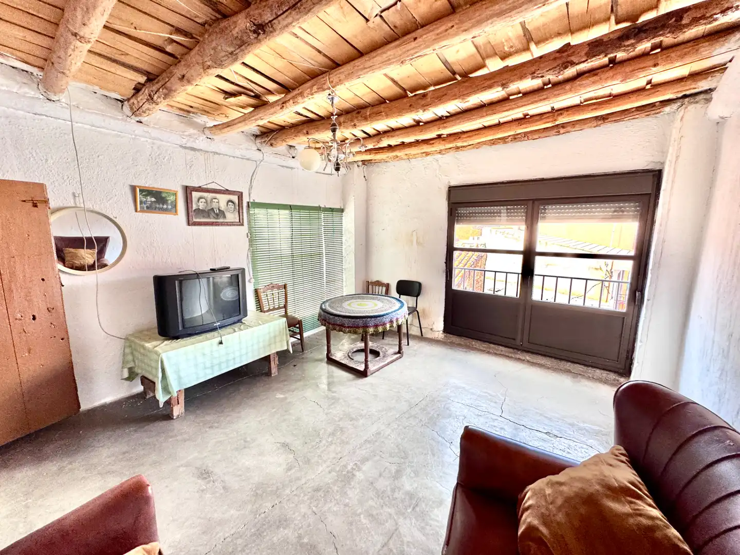 Living room of Houses for sale in Aldeire  with Storage room, Furnished and Balcony