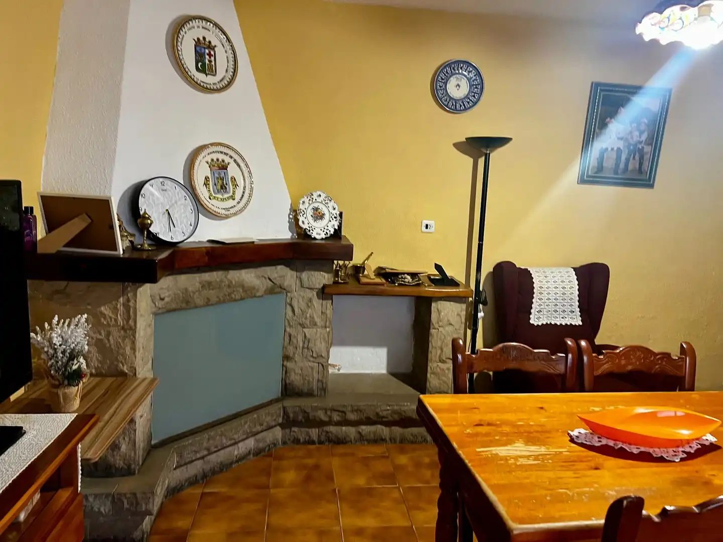 Sala de estar de Finca rústica en venta en Biar con Calefacción, Terraza y Trastero
