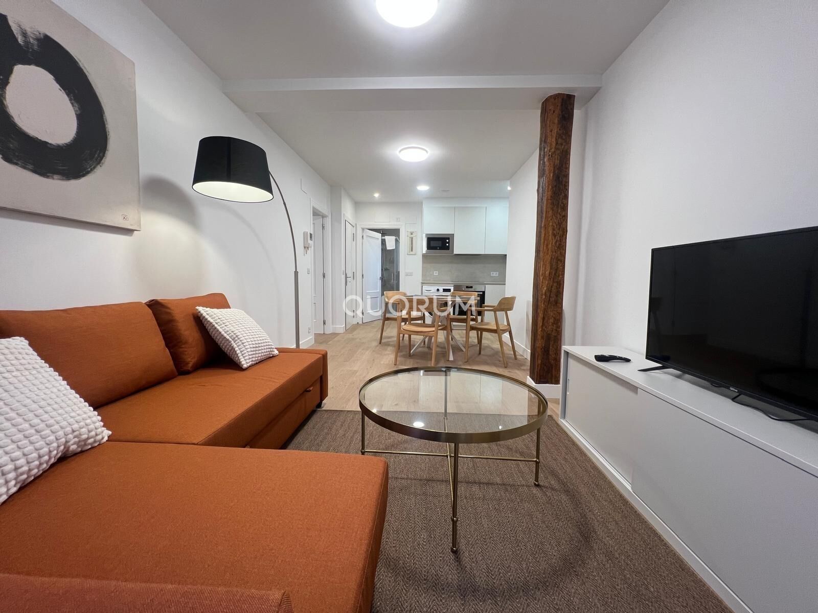 Living room of Flat to rent in Bilbao   with Heating