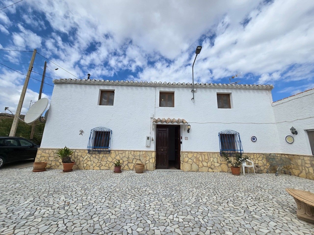 Vista exterior de Finca rústica en venta en Albox con Piscina y Amueblado