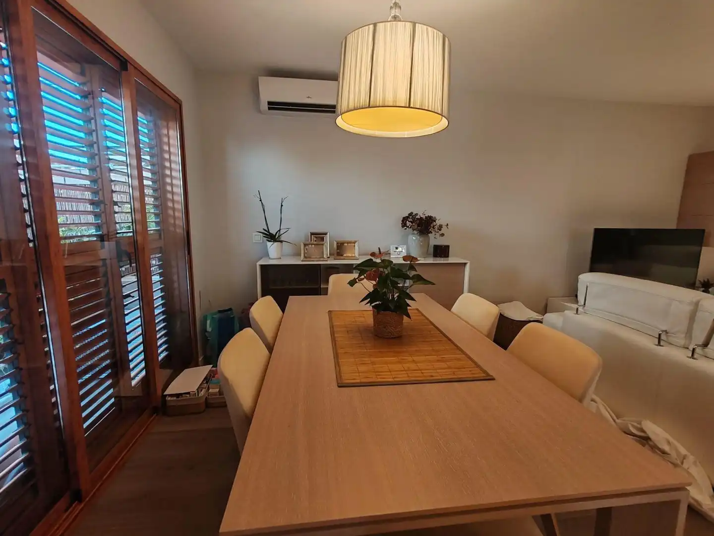 Dining room of Detached homes for sale in Sagunto / Sagunt  with Air Conditioner, Heating and Parquet flooring