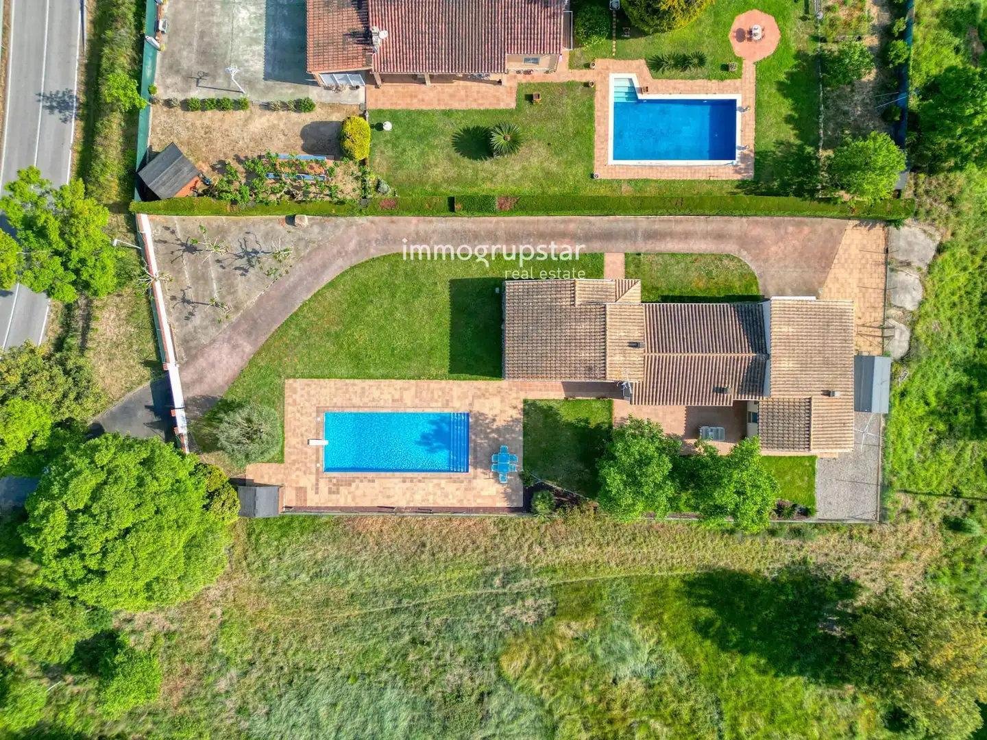 Vista exterior de Casa o chalet en venta en Santa Cristina d'Aro con Calefacción, Terraza y Piscina