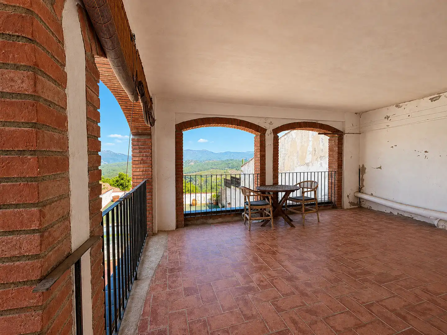 Terrace of Country homes for sale in Ullastrell  with Private garden, Terrace and Swimming Pool