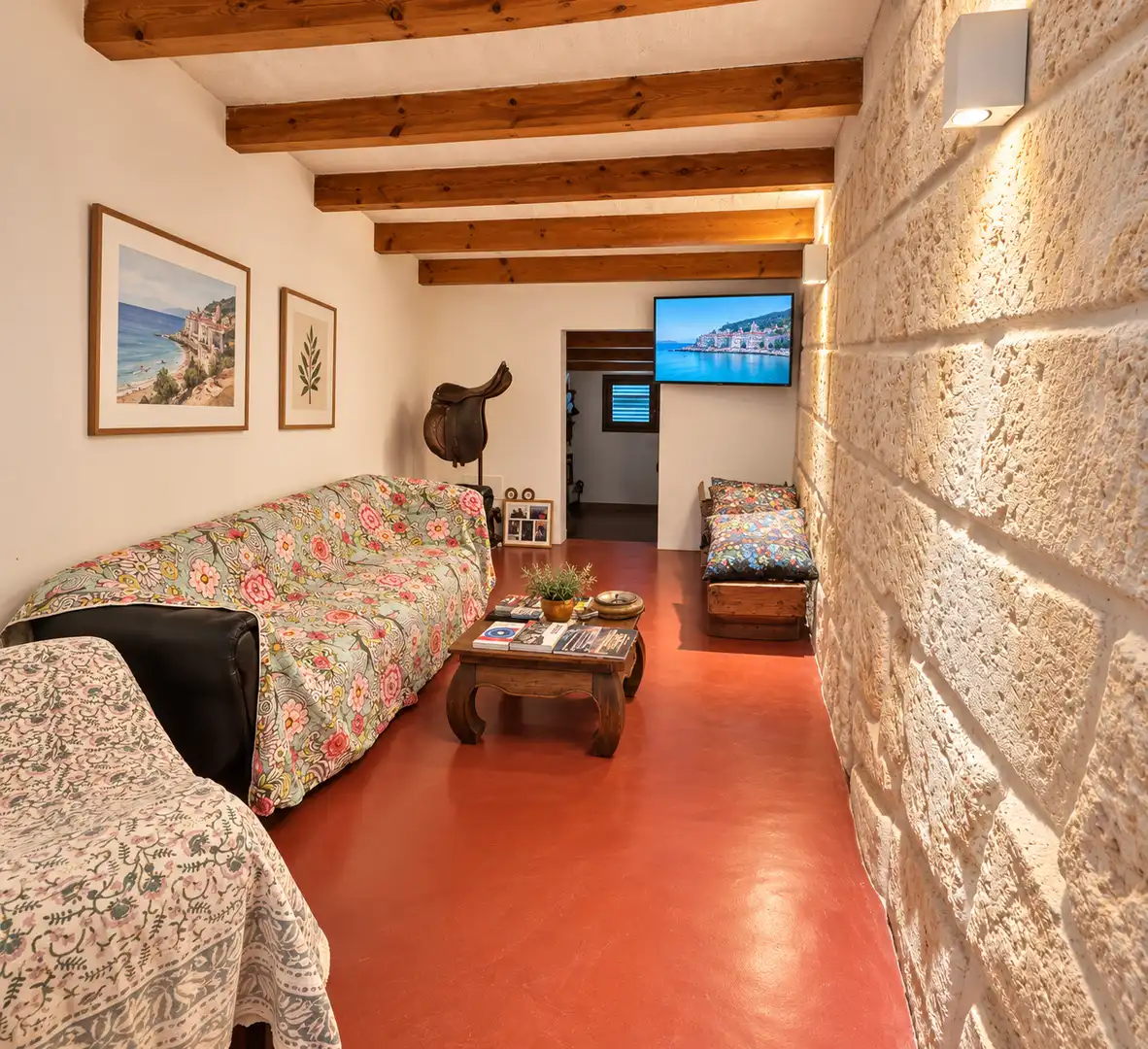 Sala d'estar de Casa o xalet en venda en Ciutadella de Menorca amb Aire condicionat, Terrassa i Traster