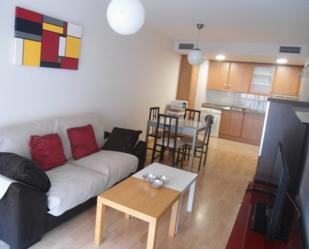 Sala d'estar de Apartament de lloguer en  Lleida Capital amb Aire condicionat, Calefacció i Parquet