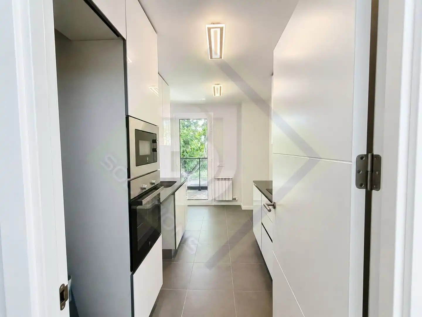 Cocina de Piso de alquiler en Mataró con Aire acondicionado, Calefacción y Parquet