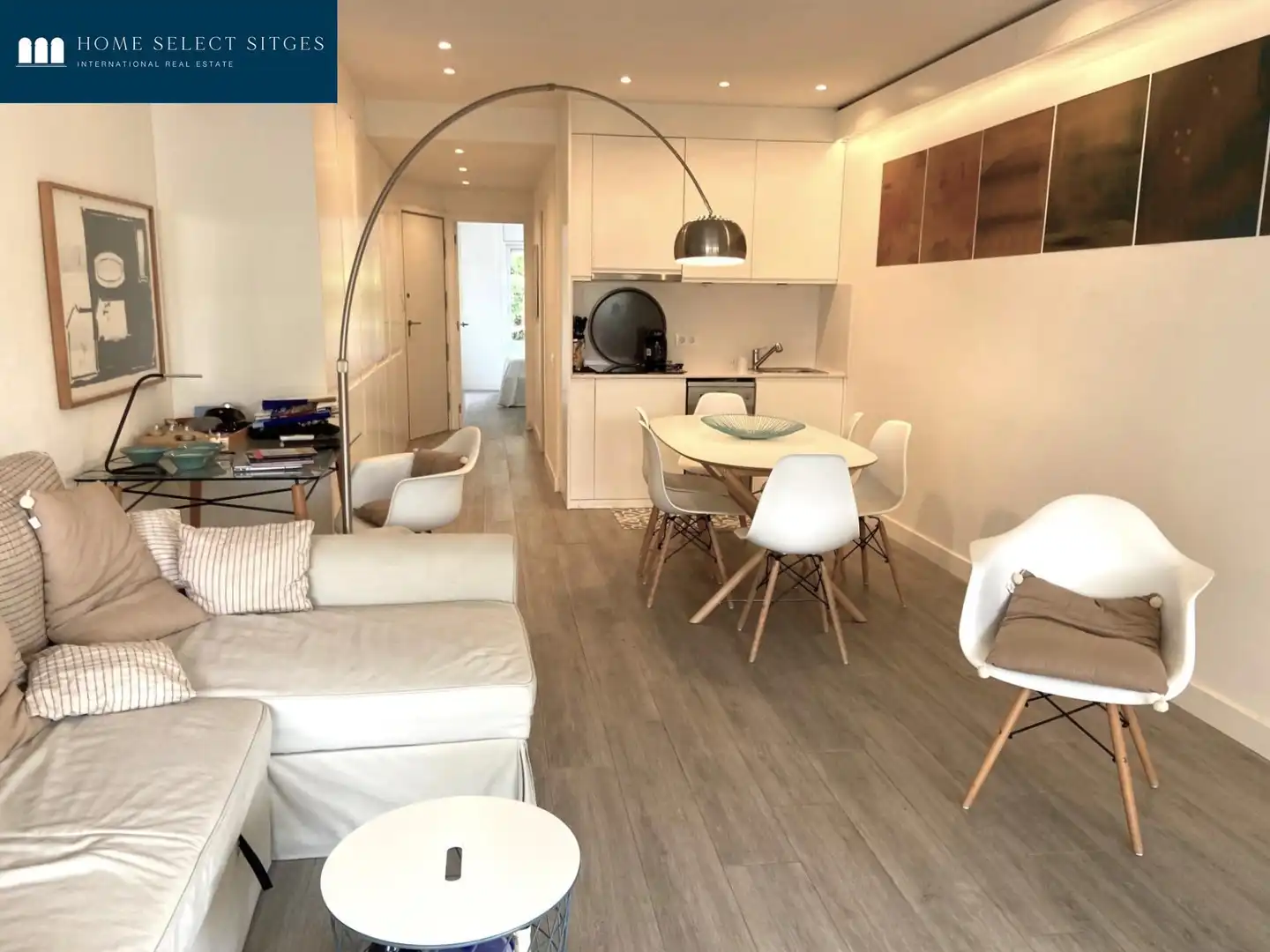 Living room of Apartments for rent in Sitges  with Air Conditioner, Heating and Private garden