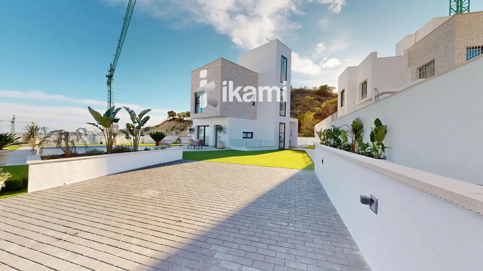 Exterior view of Houses for sale in Finestrat  with Air Conditioner, Heating and Swimming Pool