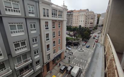 Exterior view of Flat to rent in A Coruña Capital   with Balcony