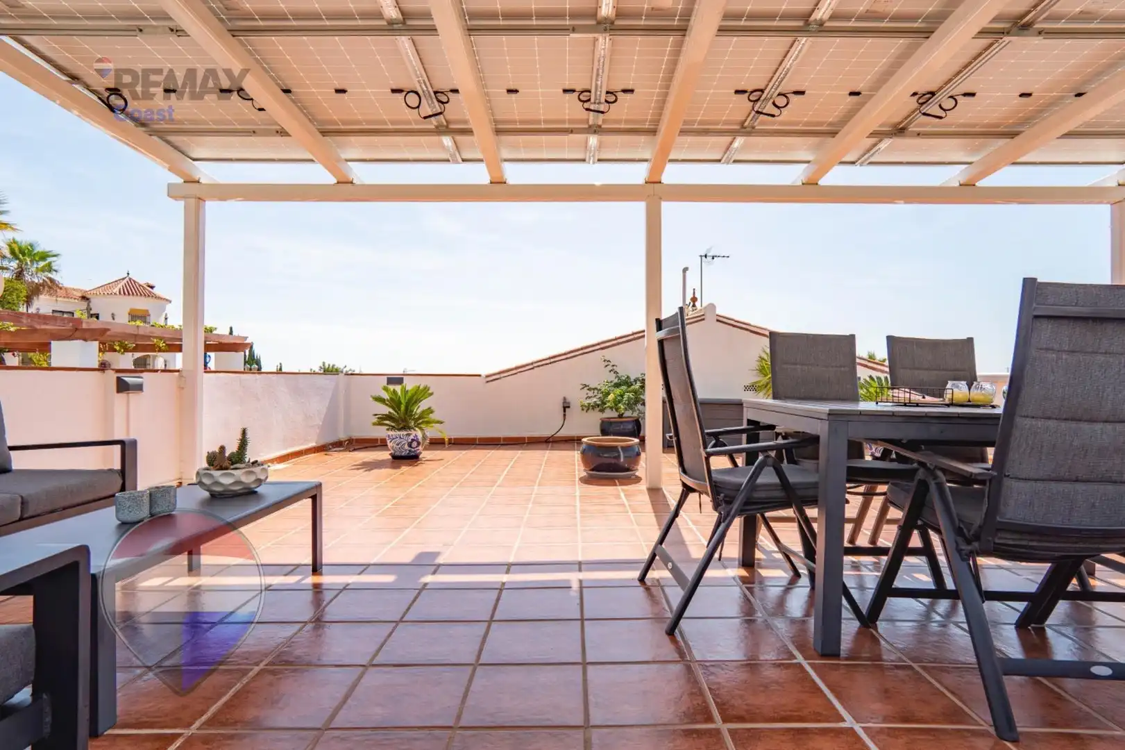Terrassa de Casa o xalet en venda en Benajarafe