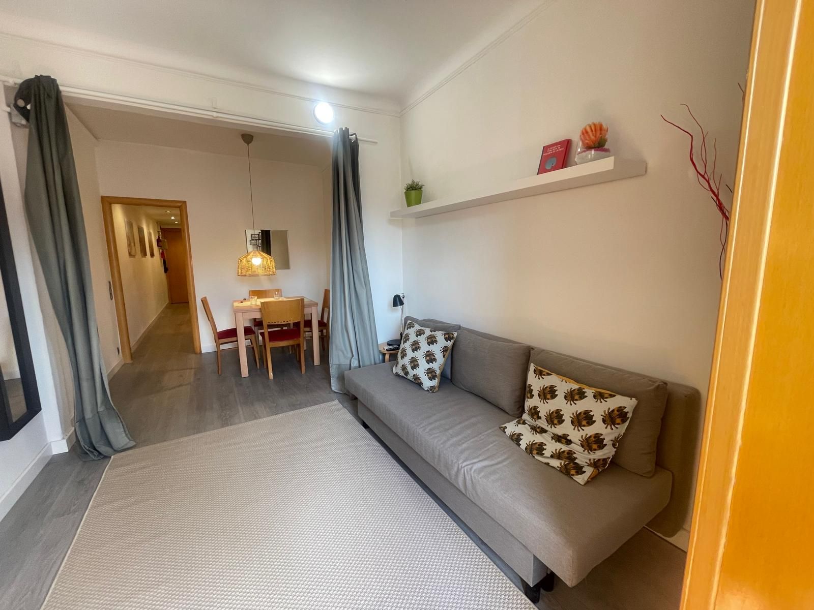 Living room of Flat for sale in  Barcelona Capital