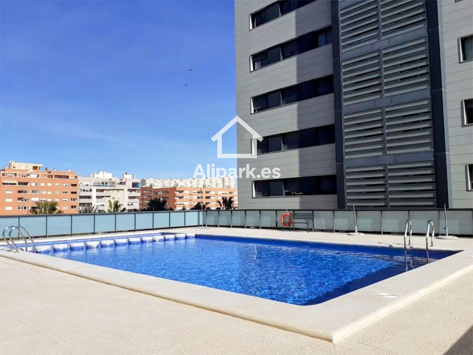 Swimming pool of Flat for sale in Alicante / Alacant  with Air Conditioner, Terrace and Swimming Pool