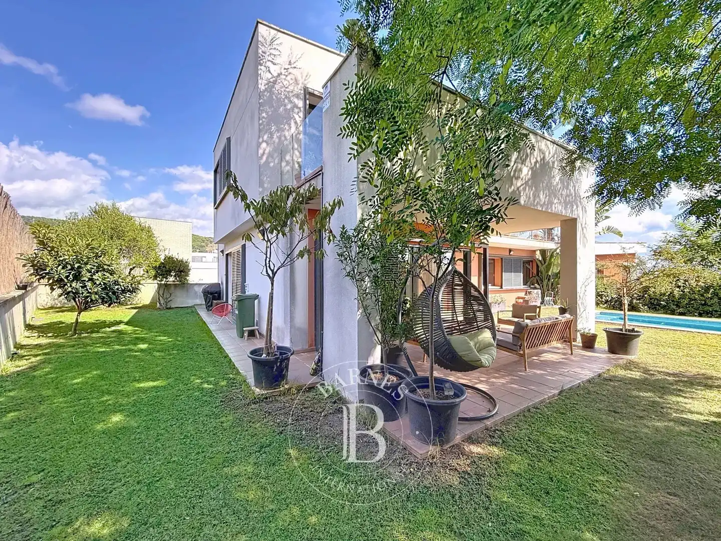 Garden of Houses for sale in Mataró  with Air Conditioner, Heating and Private garden
